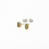 Brianne & Co. sterling silver Ethiopian opal stud earrings side view