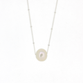 Sterling silver genuine white fresh water Edison pearl necklace handmade by Brianne & Co.