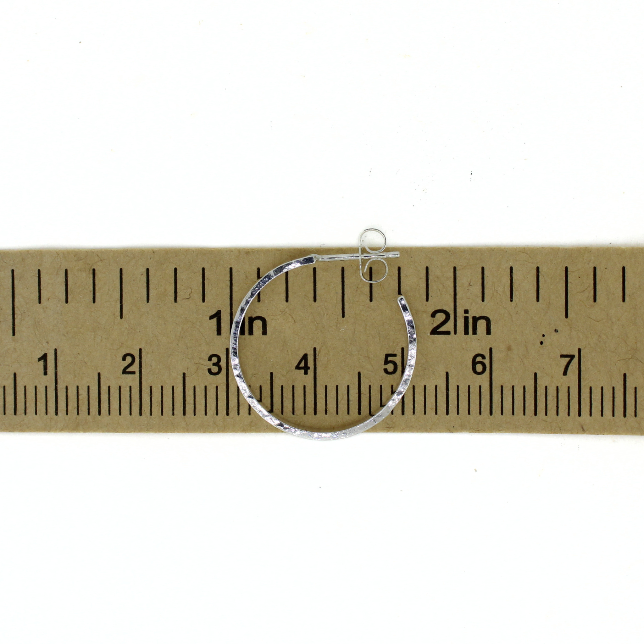 Sterling Silver Minimalist Everyday Hoop Earrings