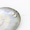 Sterling Silver Plumeria Threader Earrings