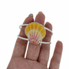 Sterling Silver Sunrise Shell Statement Cuff