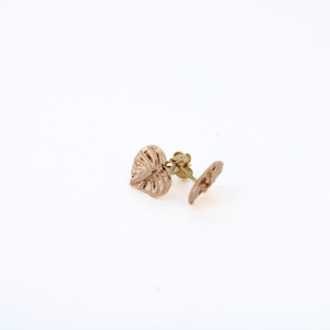 Brianne & Co 14k rose gold stud earrings anthurium