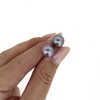 14k Gold Purple Edison Pearl Stud Earrings