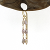 Brianne & Co. gold fill threader earrings with pink Edison keshi pearls