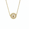 Brianne & Co golden south sea pearl on 14k chain