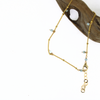 Brianne & Co gold fill anklet with lobster claw clasp and 1" extender, made on Kauai