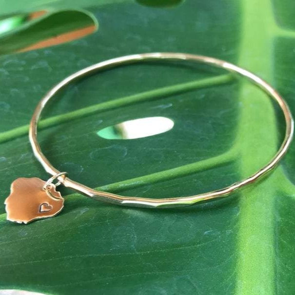 brianne and co Kauai charm bangle bracelet