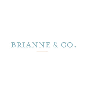brianne and co logo - gift certificates available for online and in-store use