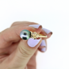 14k Plumeria Tahitian Pearl Ring Size 5.75