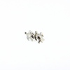 Brianne and Co sterling silver sea turtle honu stud earrings with detail on shell