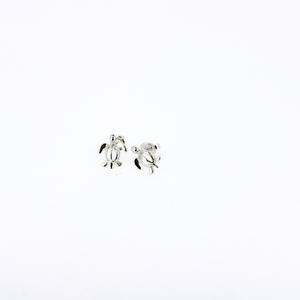 Brianne and Company sterling silver honu turtle stud earrings