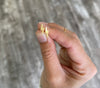 Gold Fill Tiny Lightning Bolt Stud Earrings