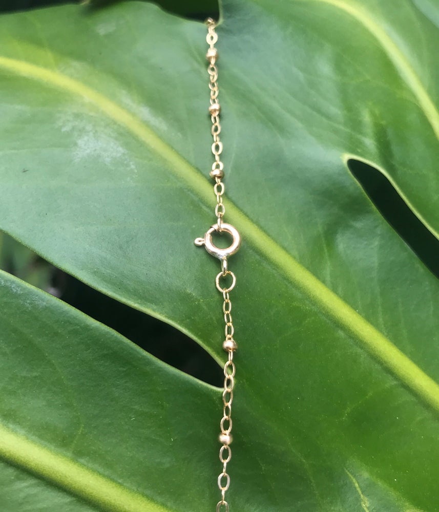 Gold Satellite Chain w/ 2mm beads