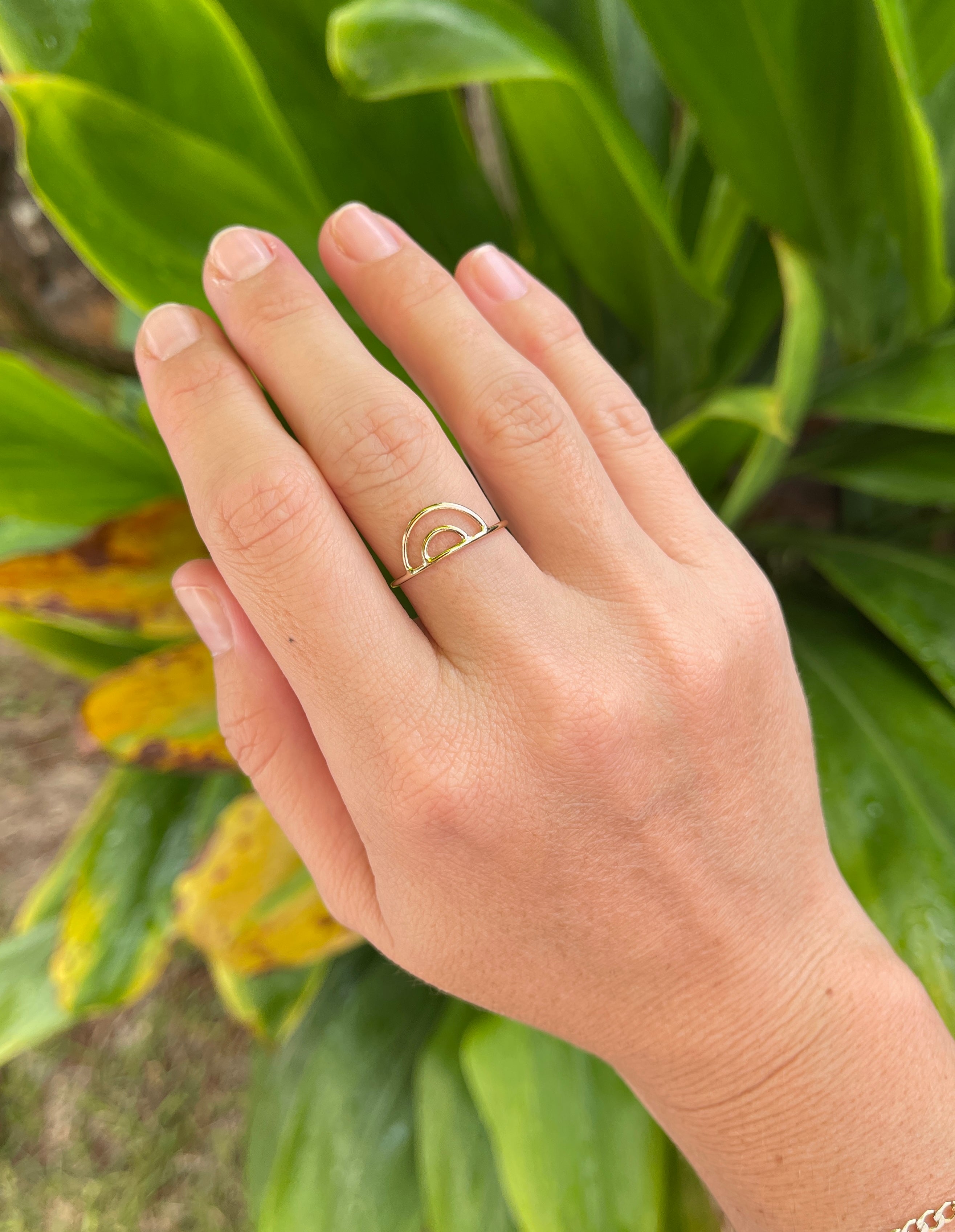 Gold Fill Rainbow Ring